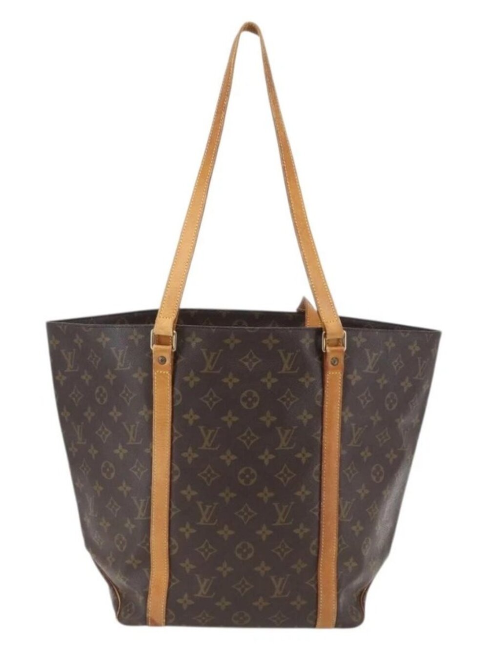 LOUIS VUITTON Monogram Sac Shopping Tote Bag M51108 LV Auth 170591 - Picture 3 of 14